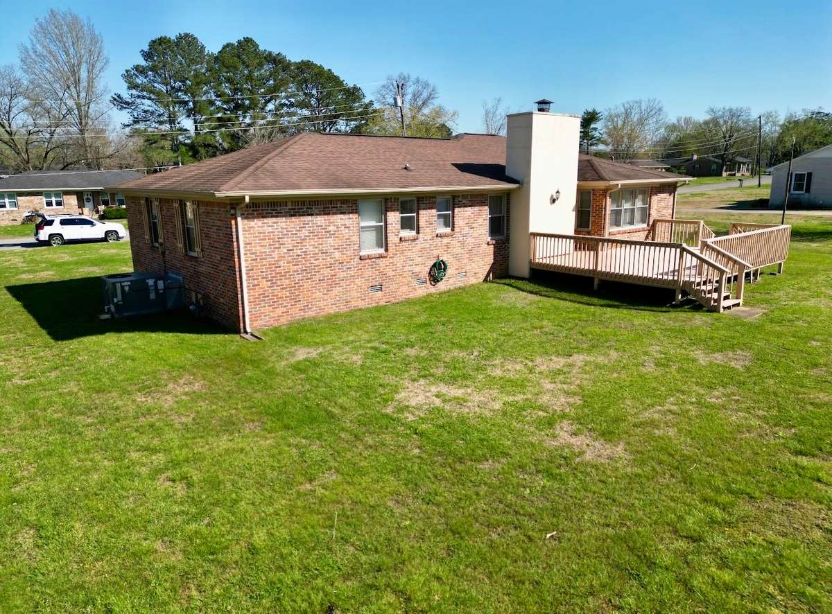 Back view of the home.
