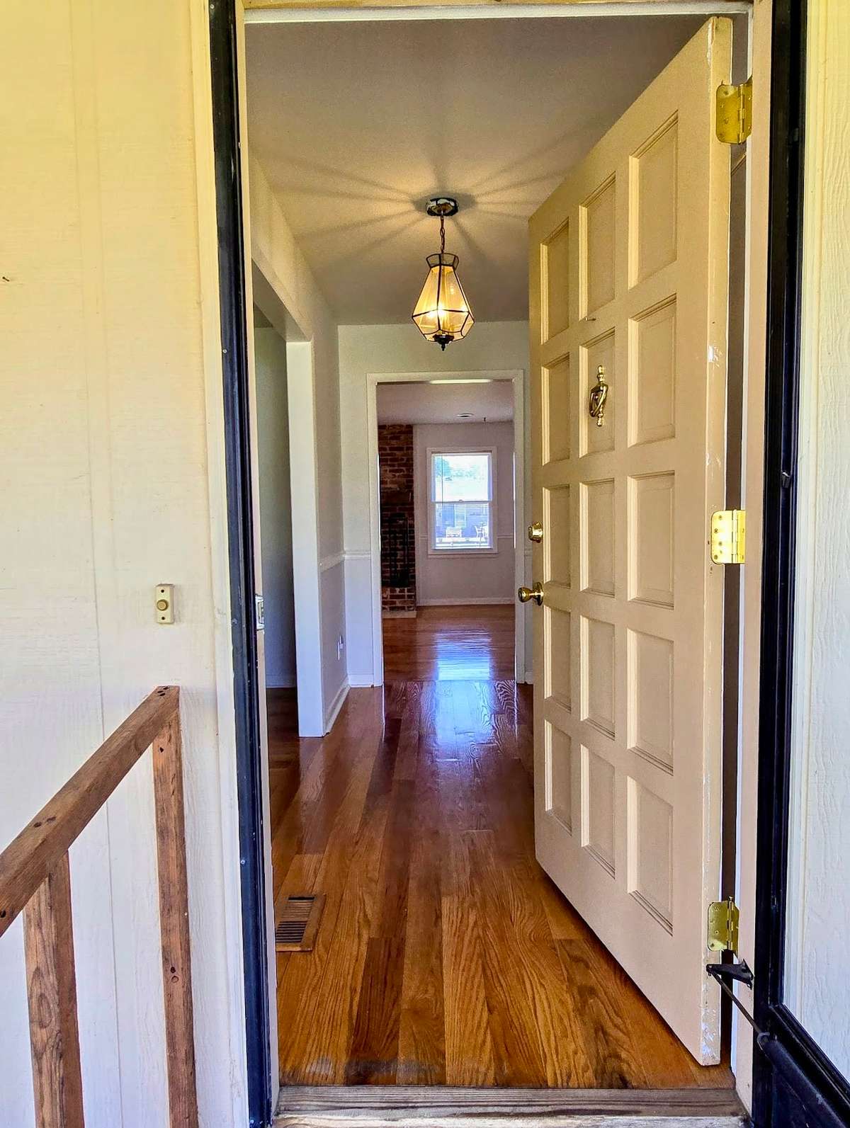 Your view as you enter your home.