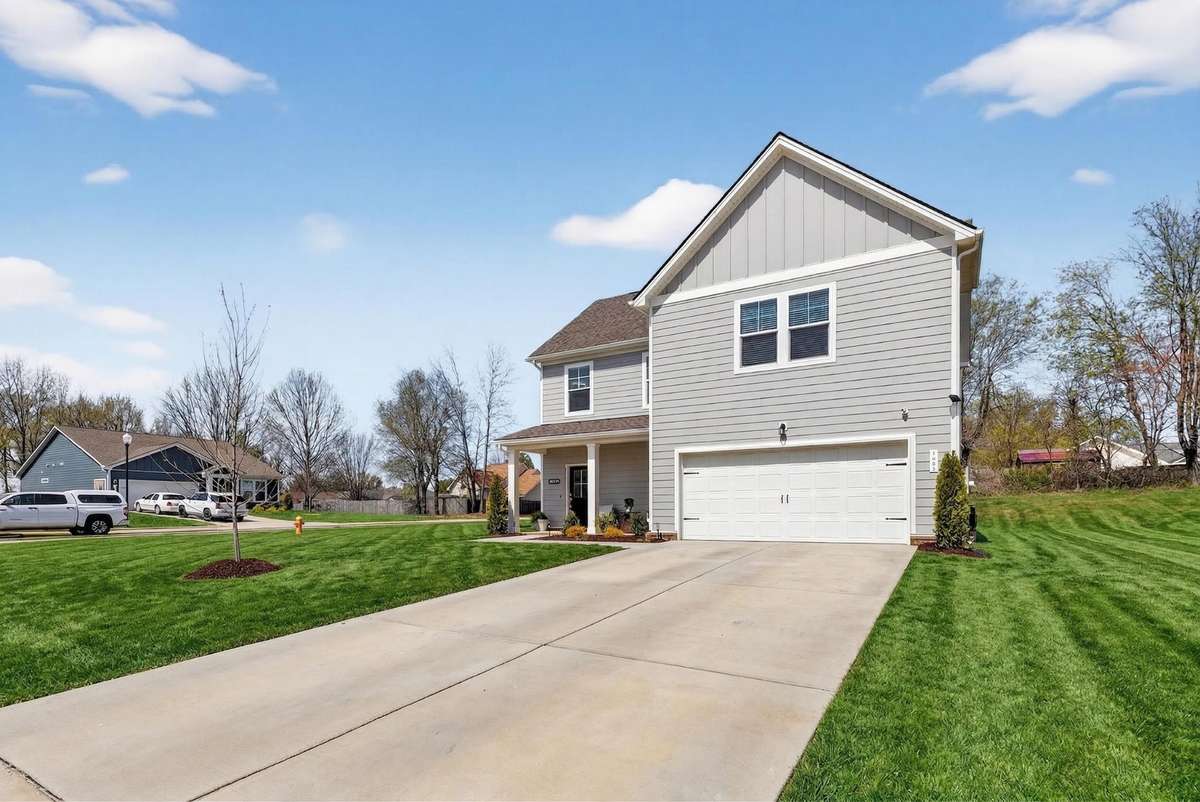 Room to park 4 cars in the driveway!