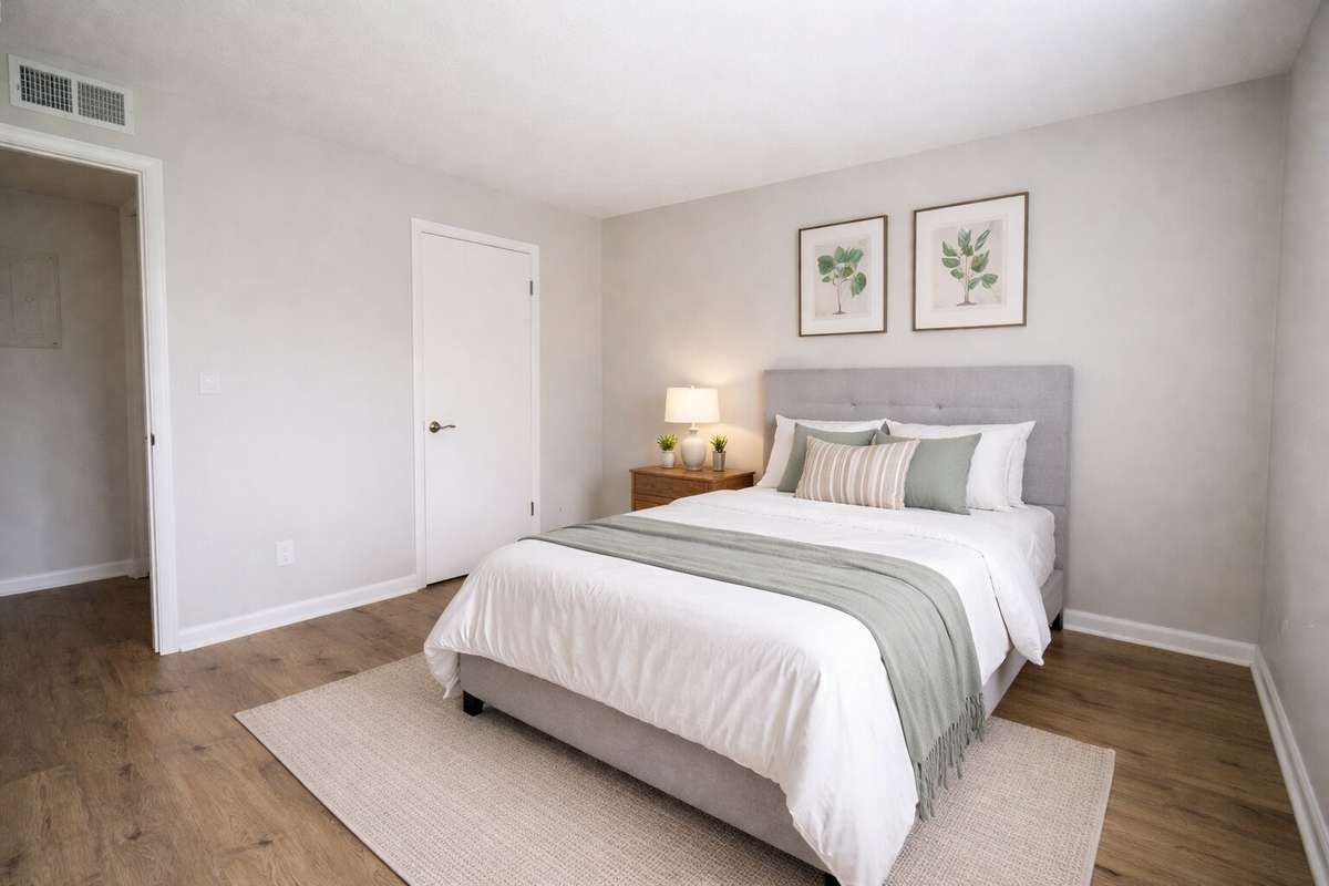Secondary Bedroom virtually staged