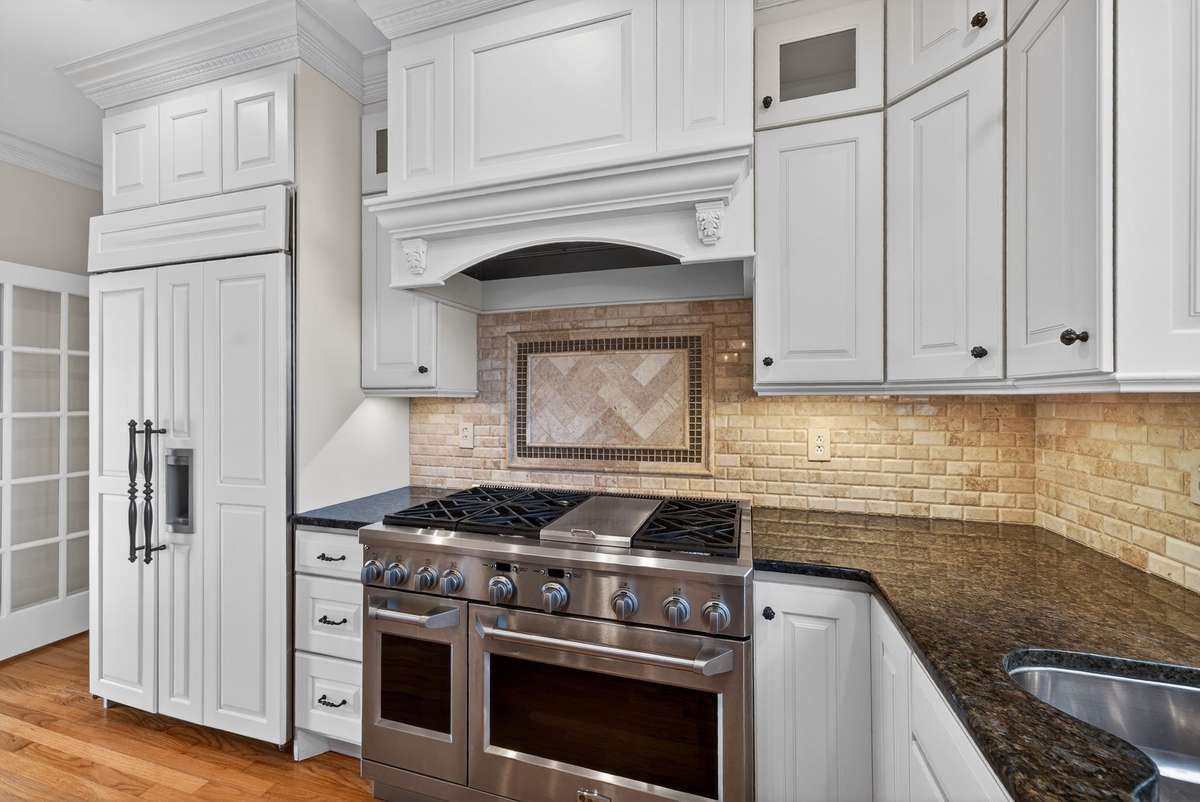 Sub-Zero Refrigerator and Monogram Range.