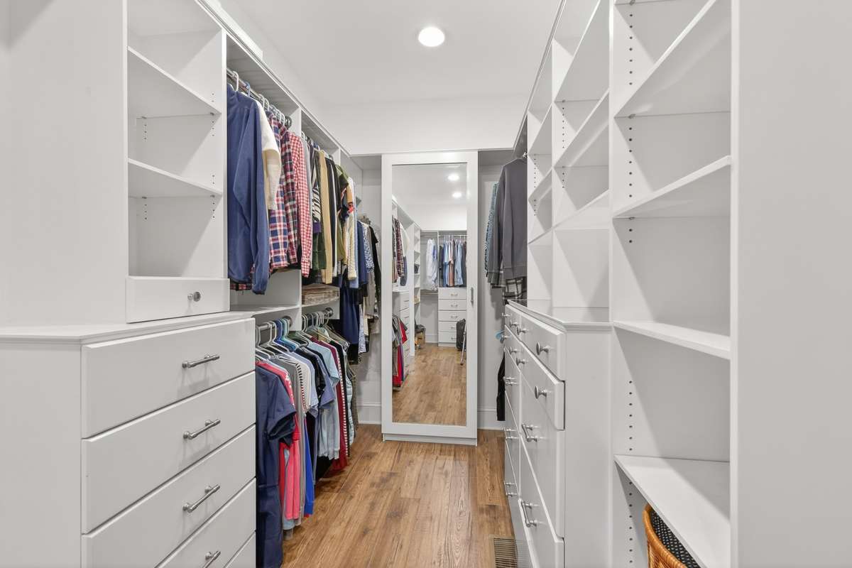 An owner's dream closet!