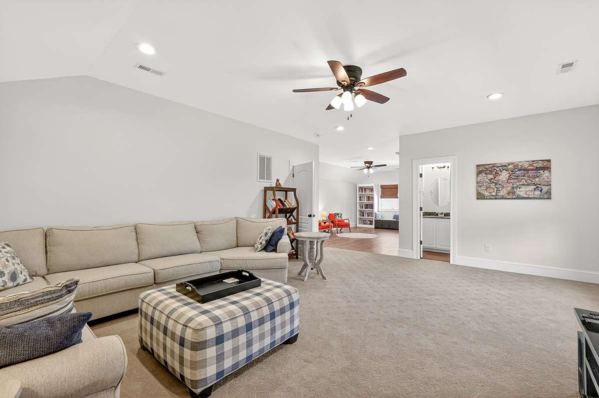 Enjoy movies or recreation in this Bonus Room!