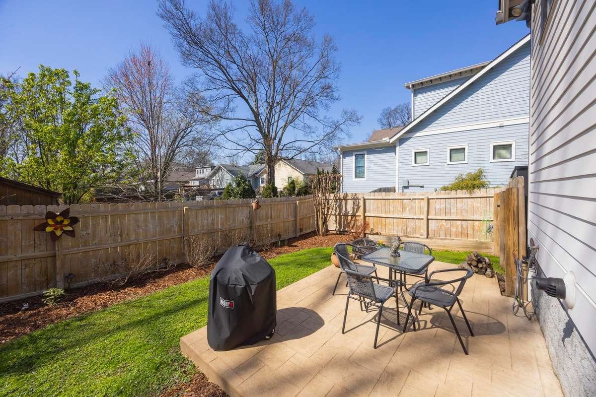 patio and fenced yard great for entertaining
