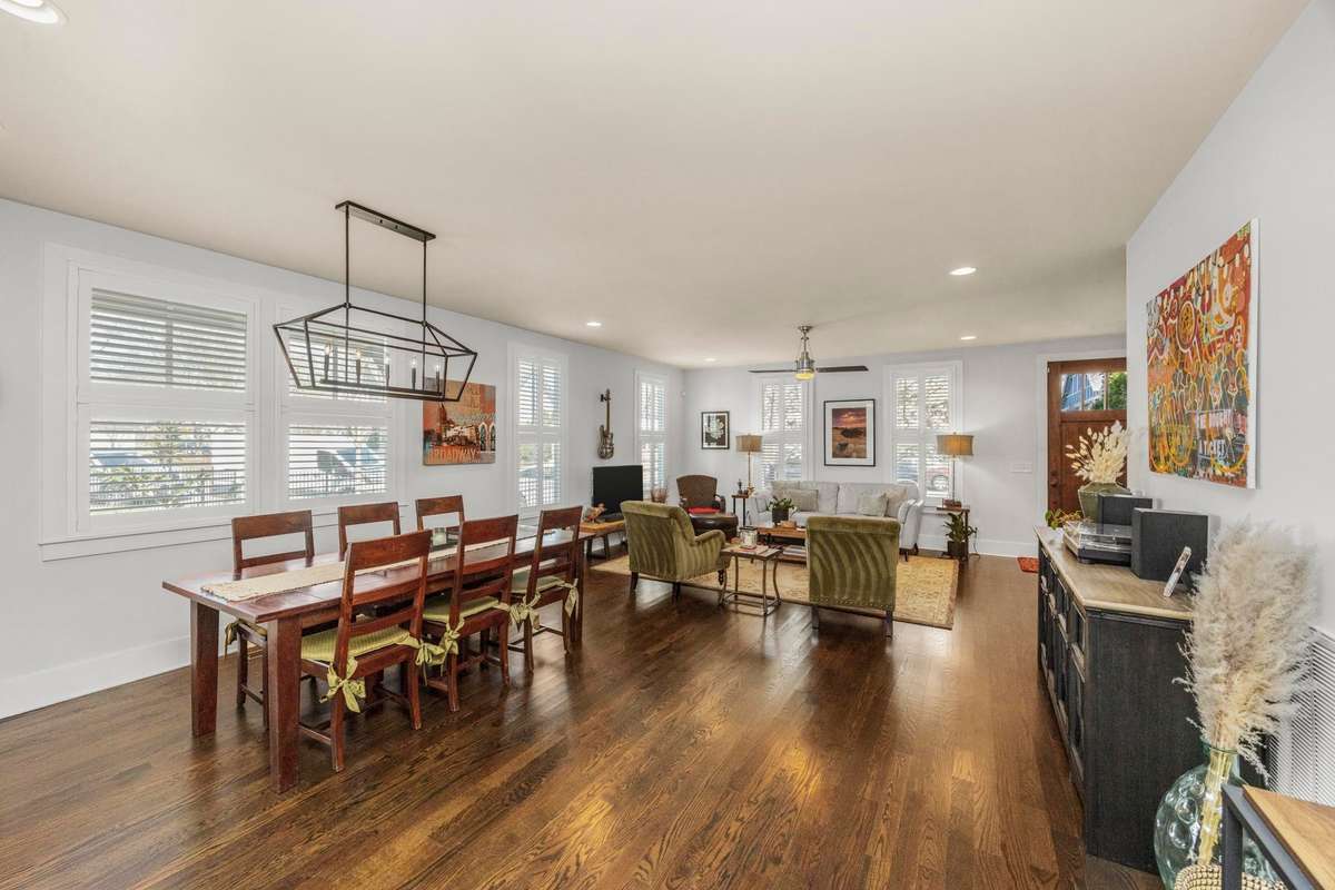 Plantation Shutters and Hardwoods throughout