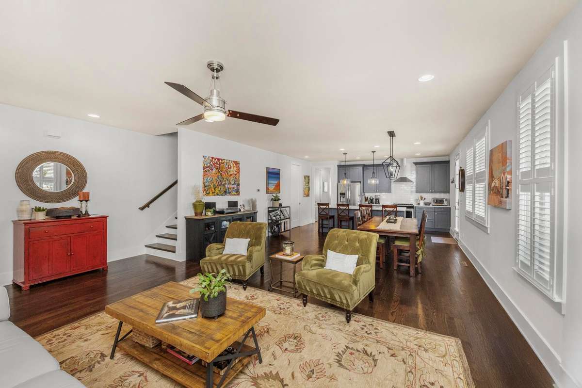 Spacious open floor plan