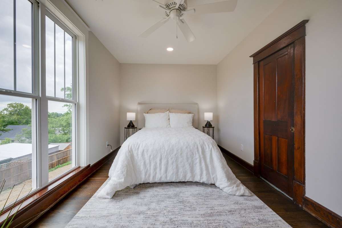 Guest Bedroom w/ View toward Downtown Dickson
