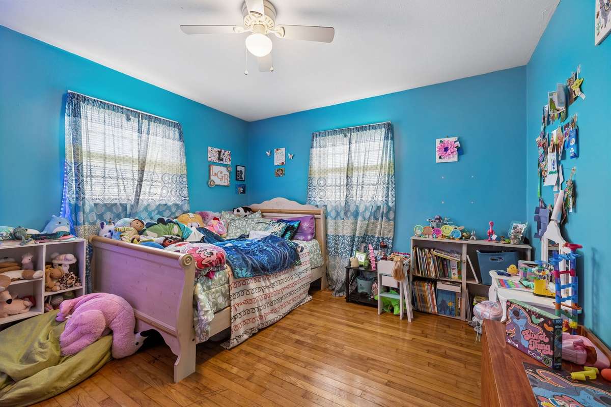 Bedroom two has real hardwood floor and ceiling fan! 380 Holiday Haven Rd, Smithville, TN 37166