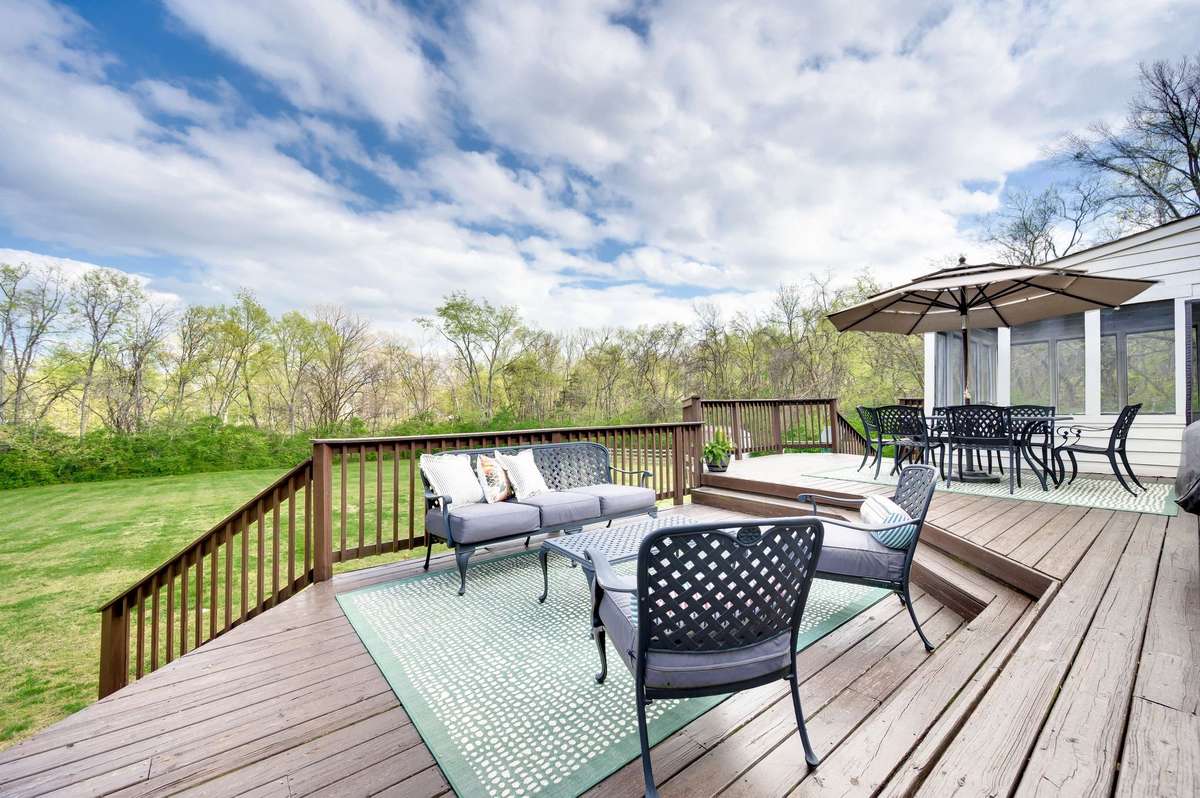 Expansive backyard with endless possibilities