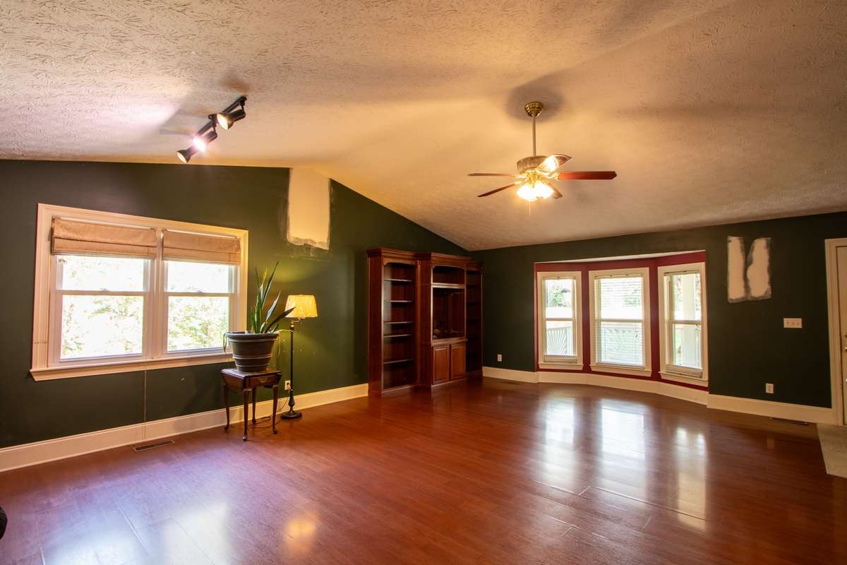 Bay window in great room.