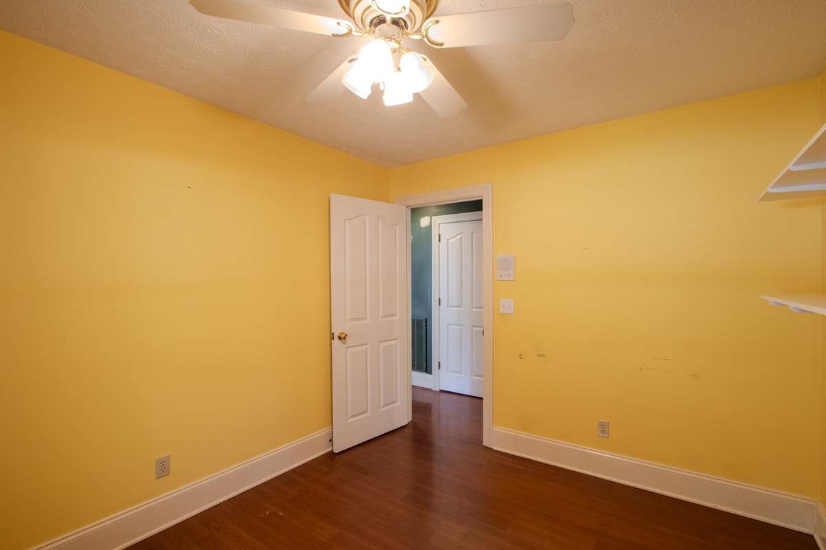 One of the two bedrooms on main level. Has been used as an office previously.