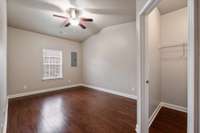 Perfect size primary bedroom
