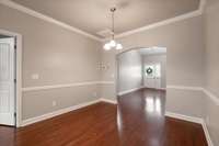Plenty of space for a dining table