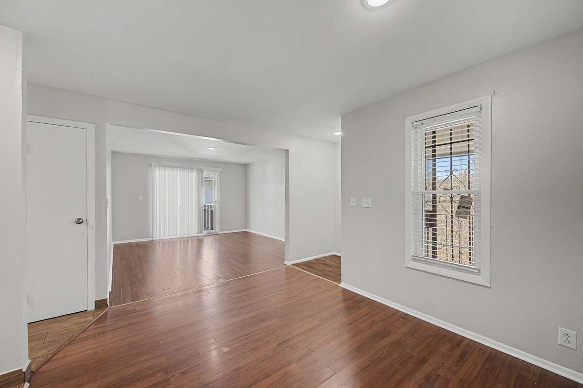 Another view from the dining room/office space