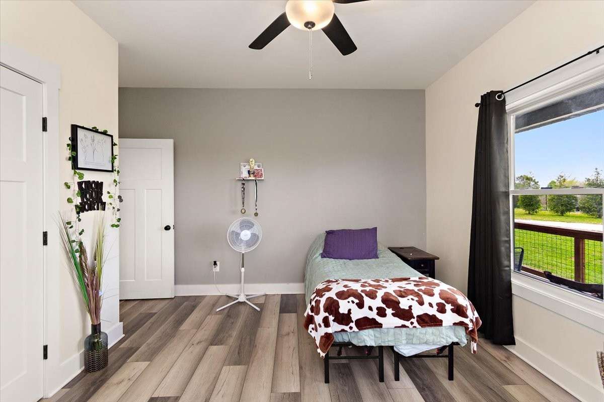 This is another view of the 2nd Bedroom with a good size closet.