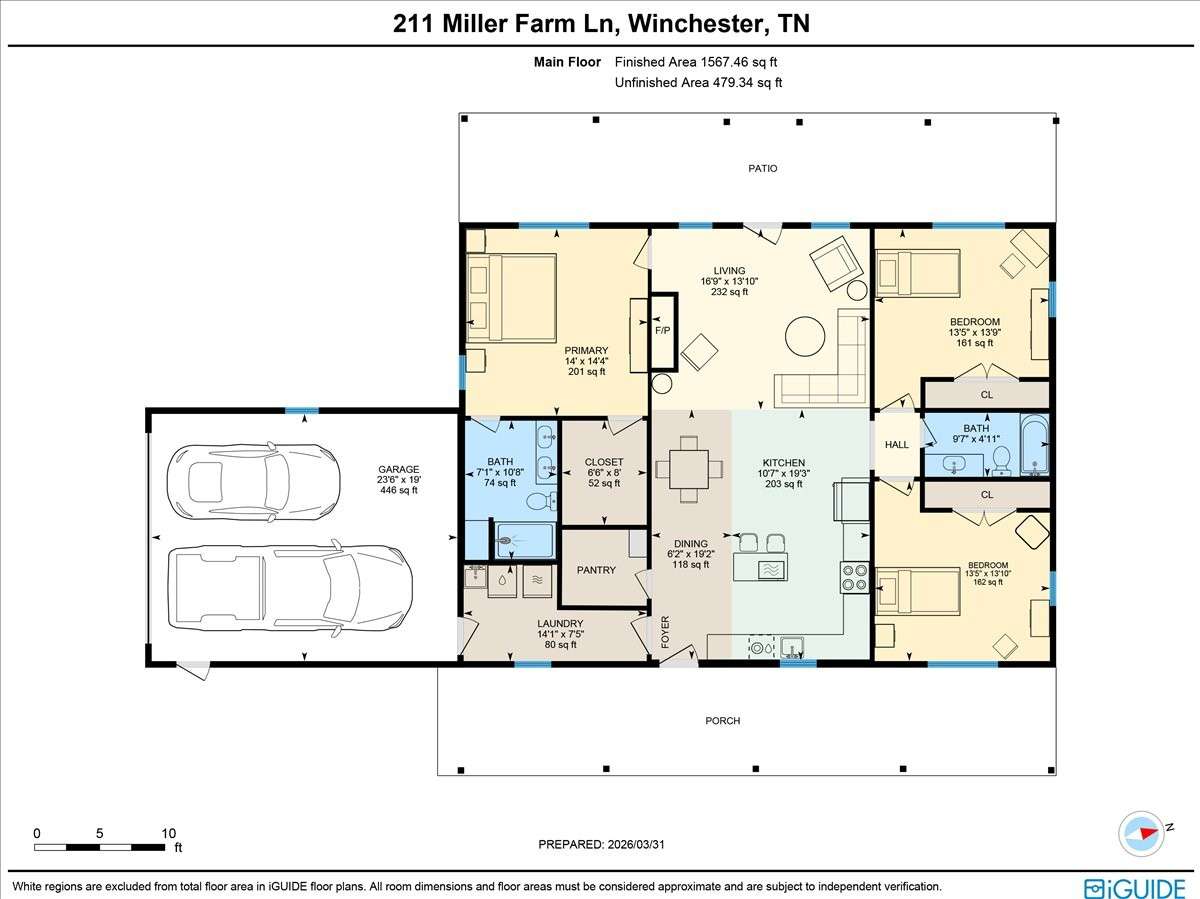 This is the floor plan for the house...which is a wonderful plan.