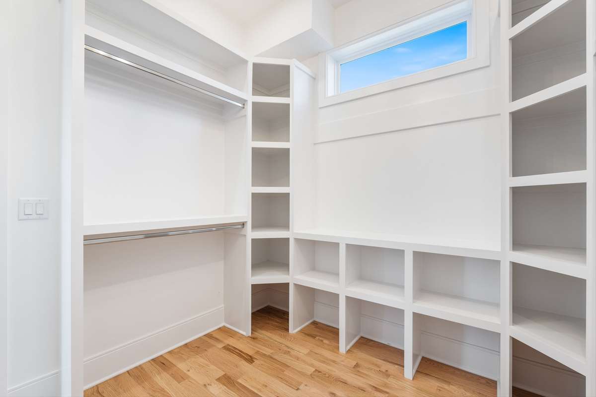 Primary closet