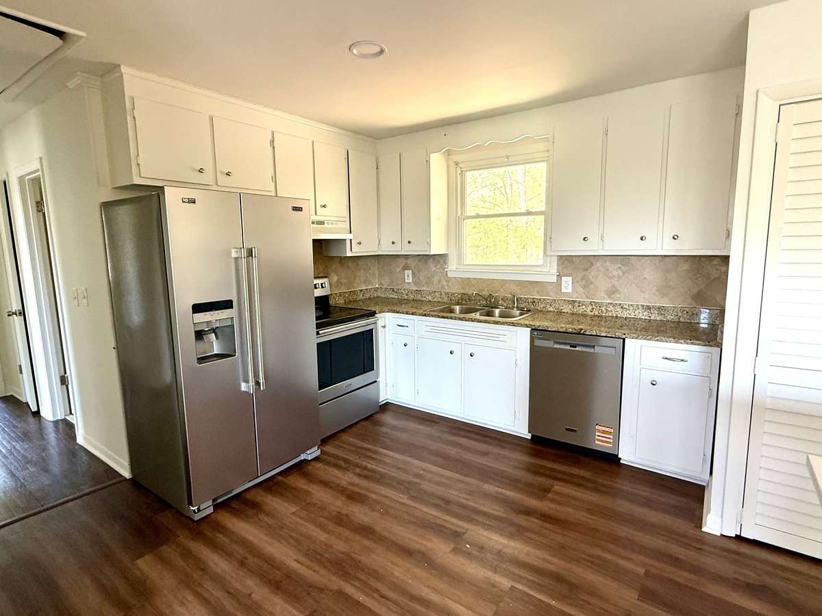 Central Kitchen with Stainless steel appliances