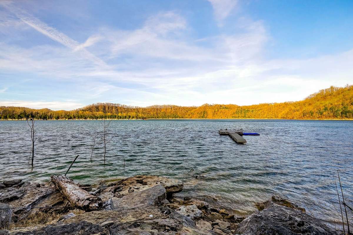 The dock may be reeled in to shore.