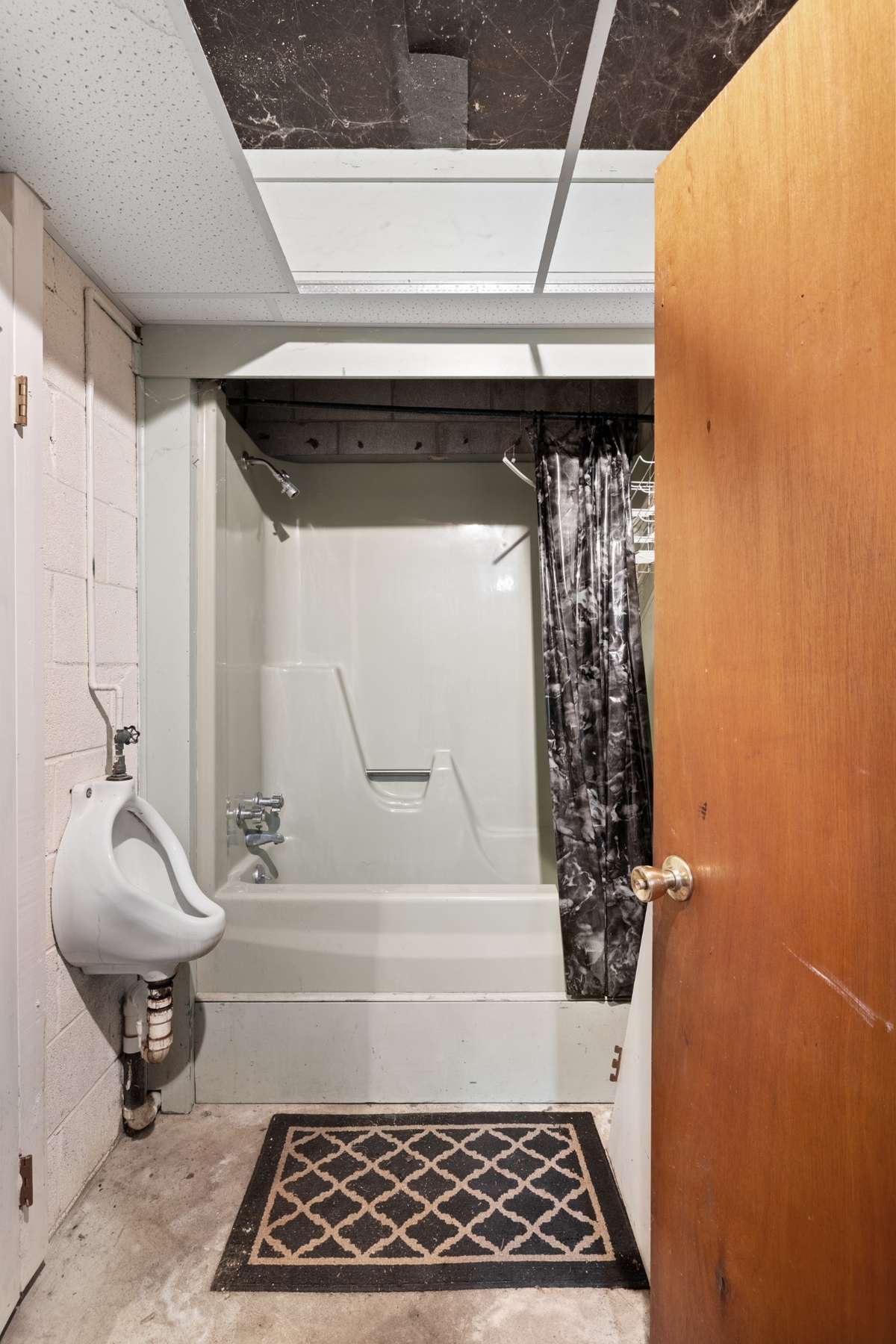 Basement Bath for cleaning up before going upstairs