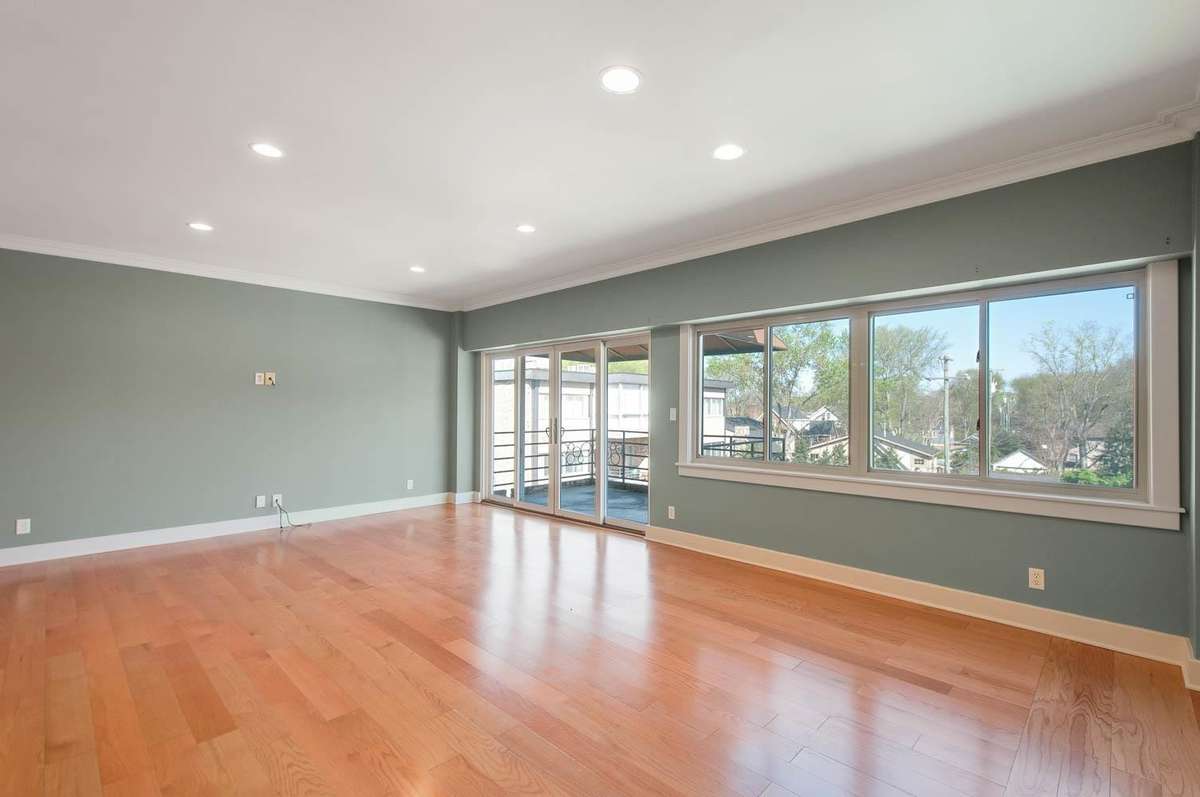Living Room looking towards the covered balcony