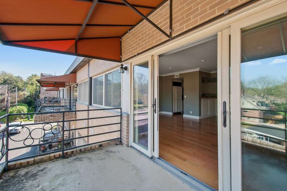 Balcony looking into the living room