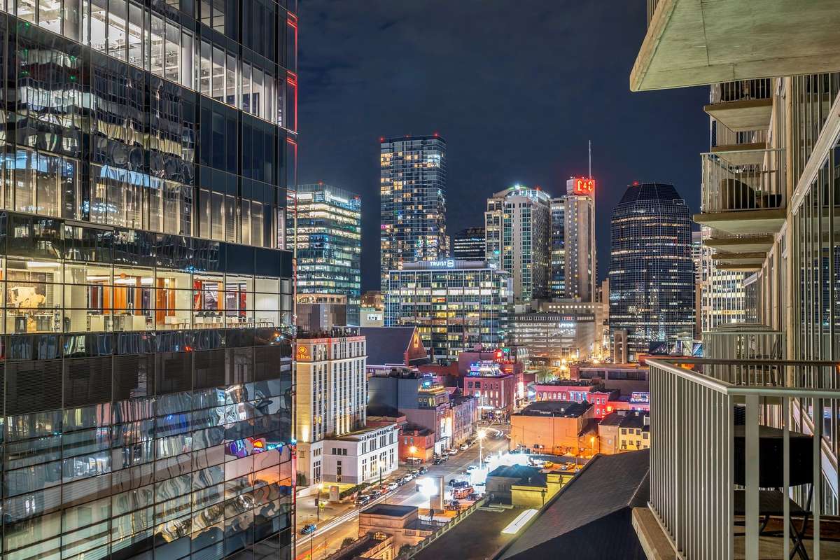 Downtown Nashville views
