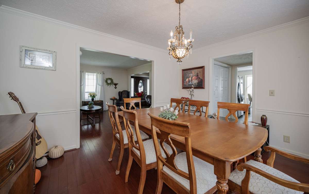 Formal dining room for entertaining.