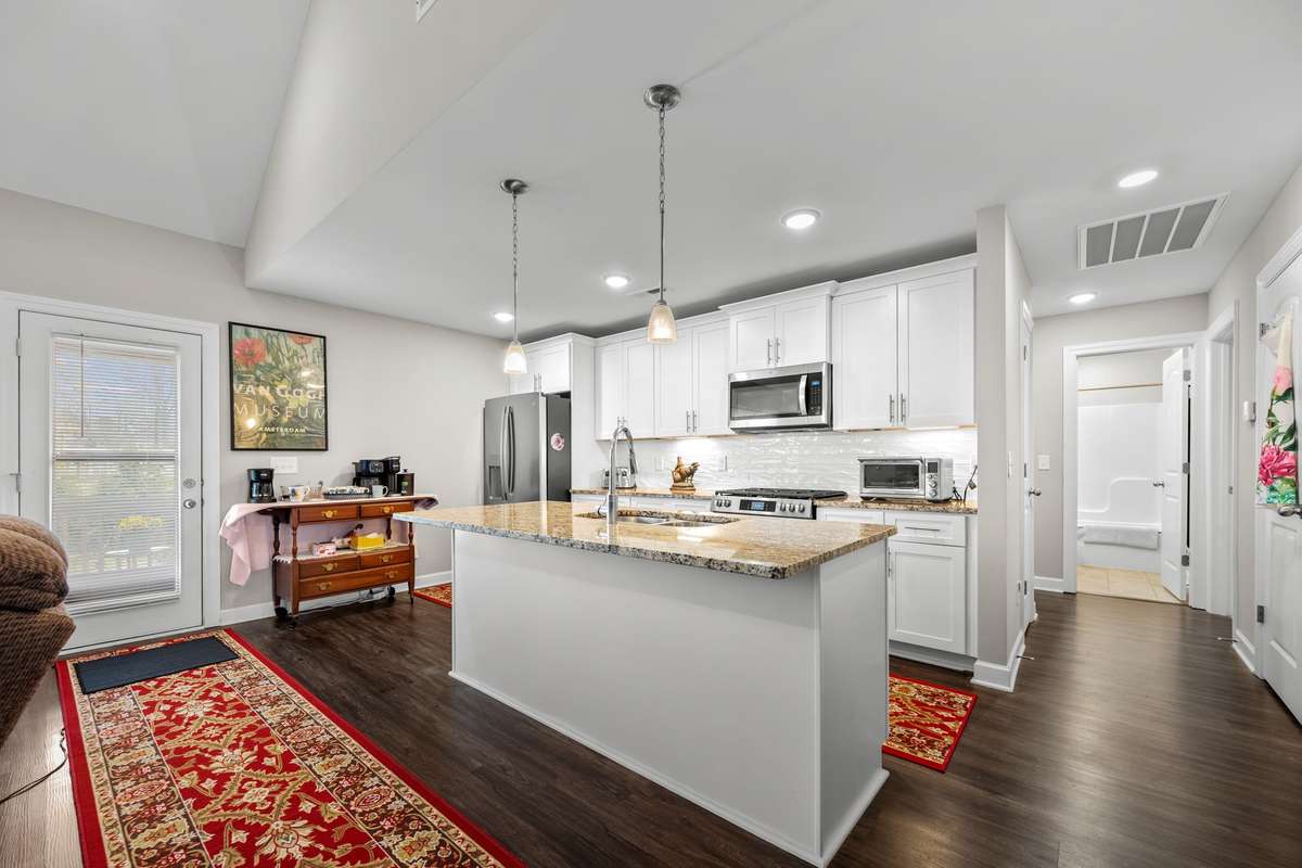 Large Island in Kitchen.