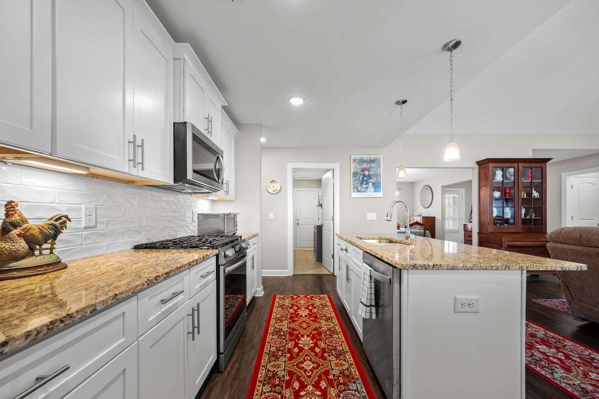 Another view of the Island and Kitchen.