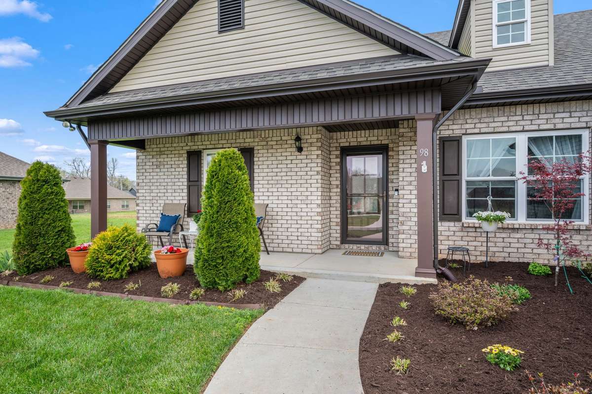 Curb appeal is perfect as you walk up to this home.