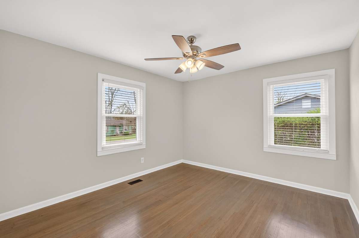First of the two bedrooms