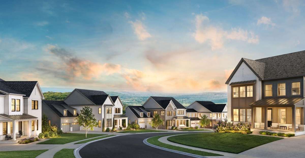 A imagining of what Franklin Ridge will appear as after the homes are established.