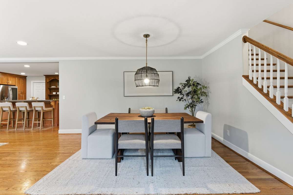Formal dining room.