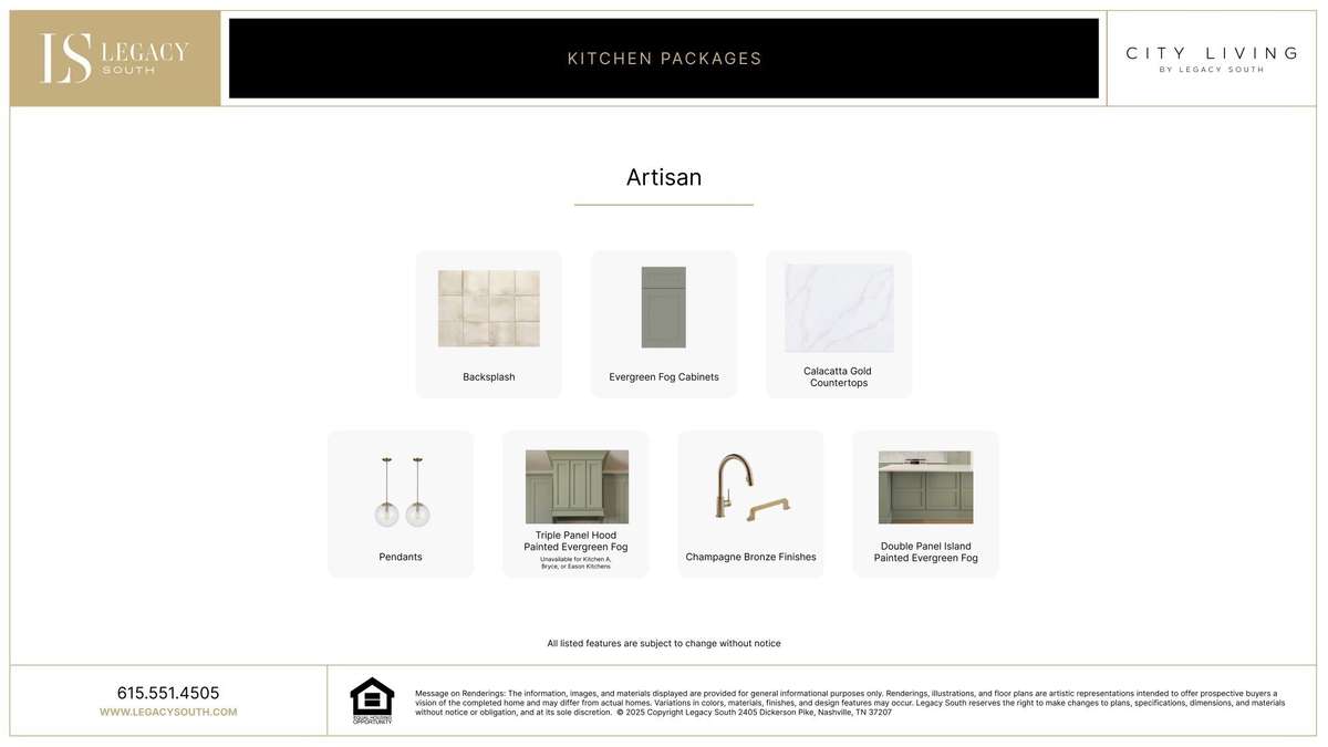 Choose from beautifully curated kitchens.