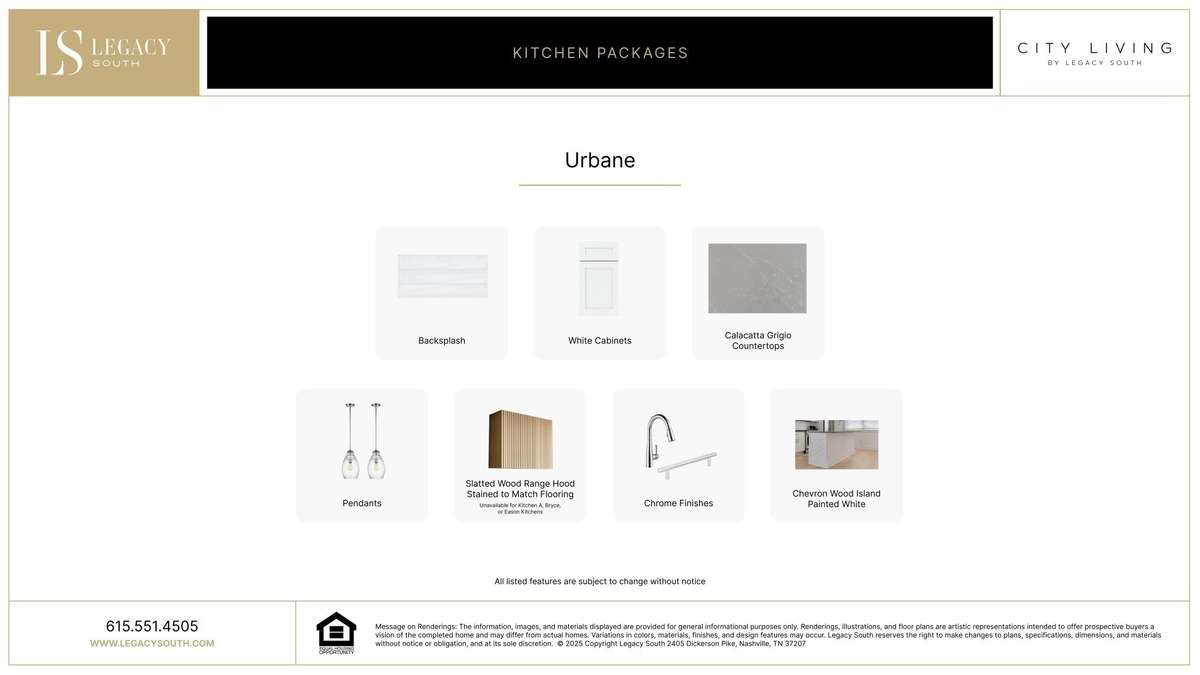 Choose from beautifully curated kitchens.
