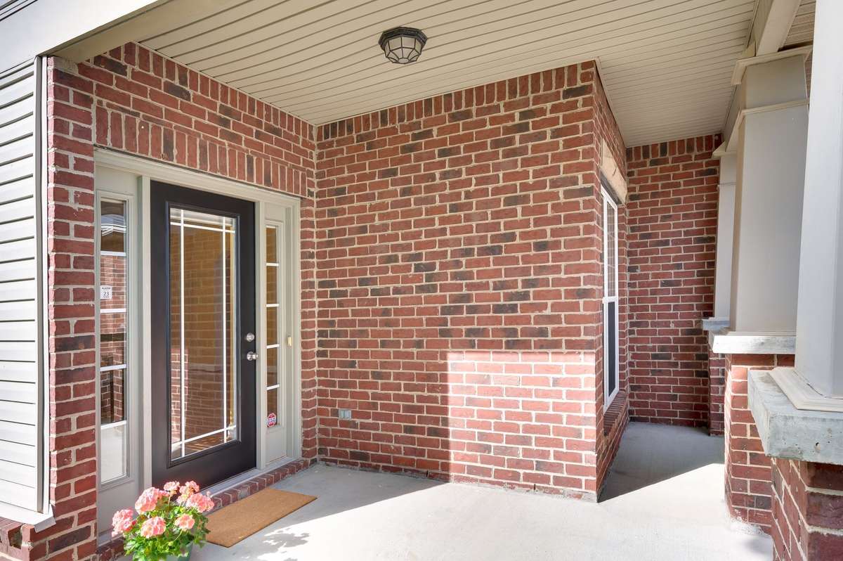 Covered porch welcomes your friends and family.