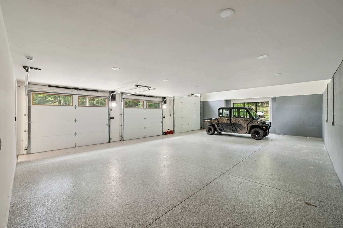 A 3-car garage provides generous parking and storage