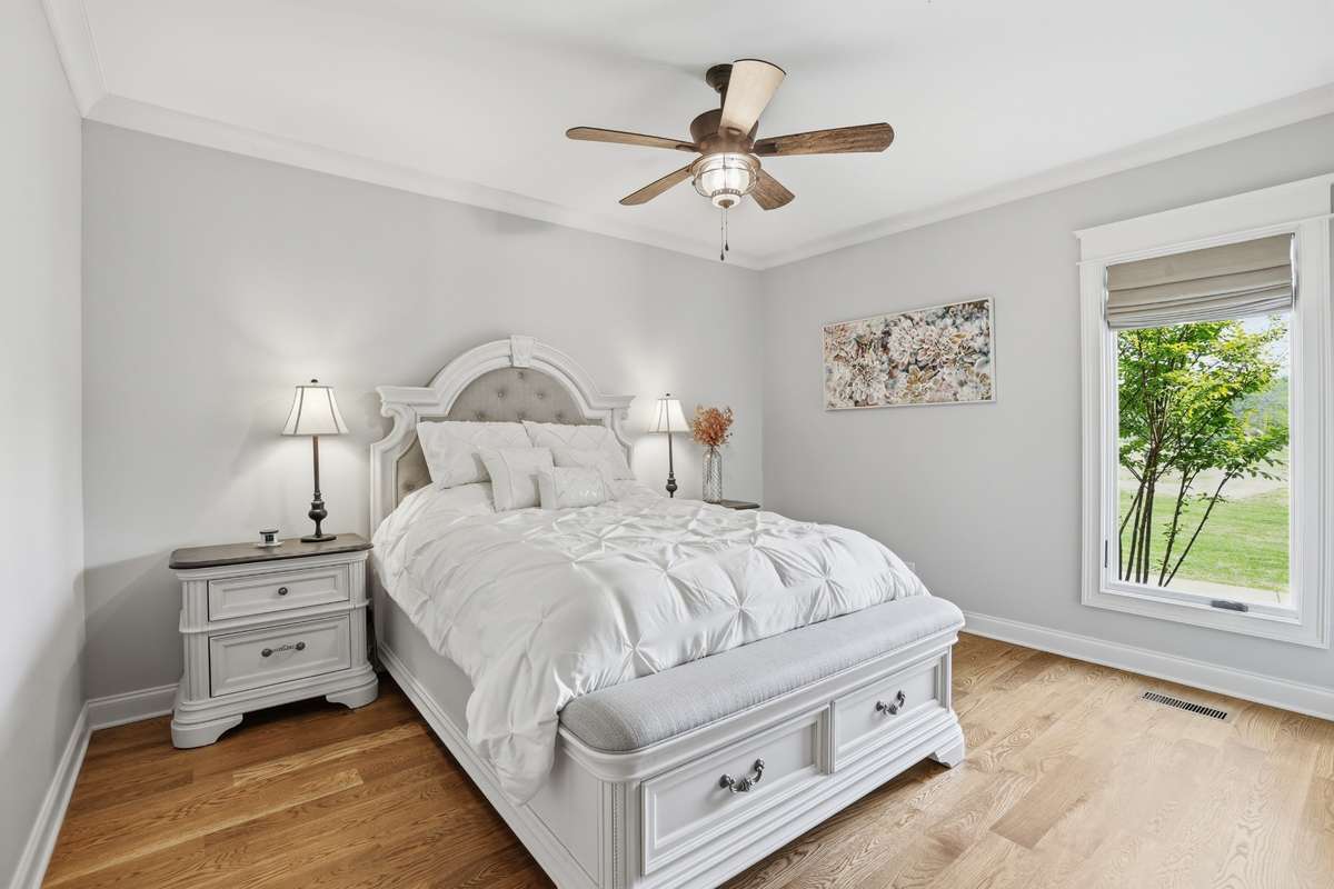 Bedroom #2 on main level with en suite bathroom