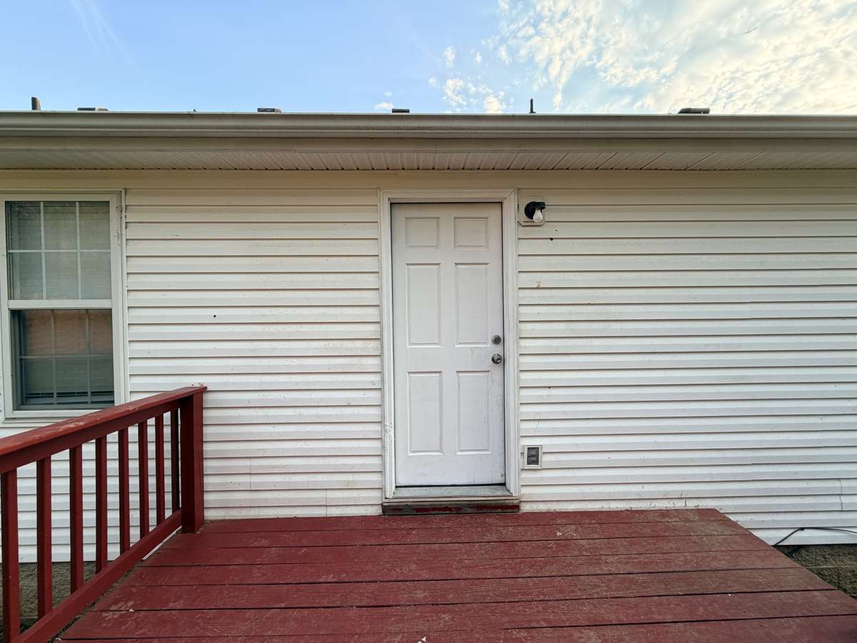 Back Door to Access the Back Patio Deck