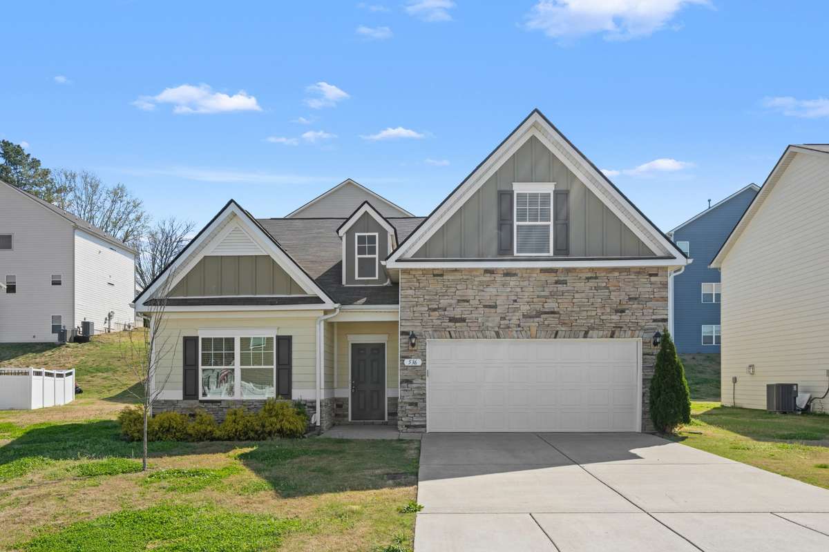 This Morgan Meadows home is light and bright with cottage charm and darling curb appeal. Inside you'll find bright, open spaces and thoughtful finishes to make it your very own home sweet home.