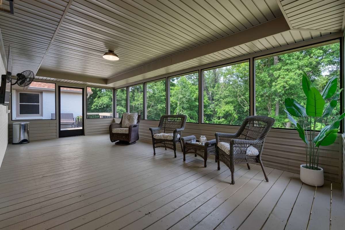 Screened Deck with exit to Grilling Deck