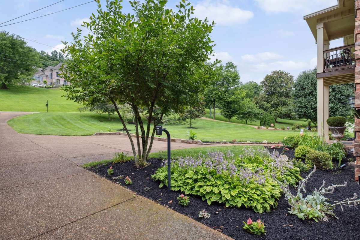 Enjoy the views of the rolling hills from your front yard.