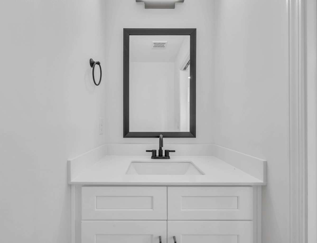 Half bath on the main level