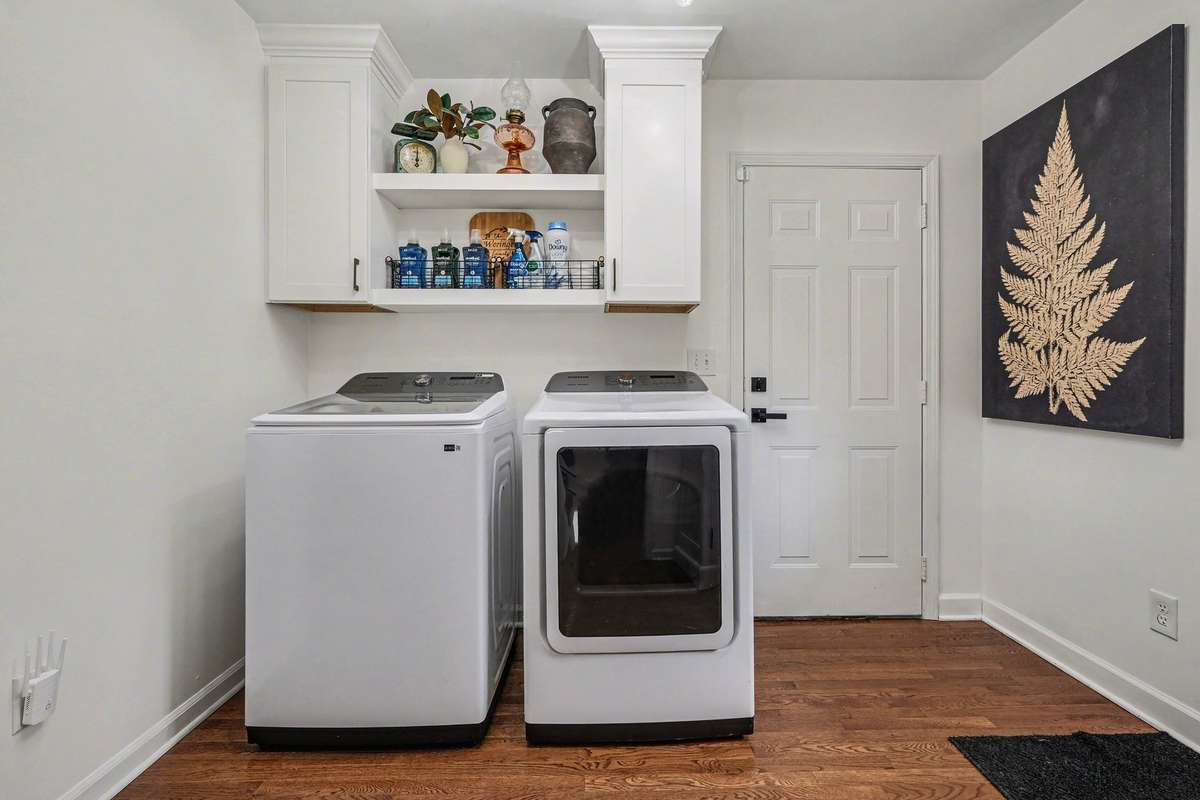 Large laundry/ mud room from the kitchen and 3 car garage- just where you want it!