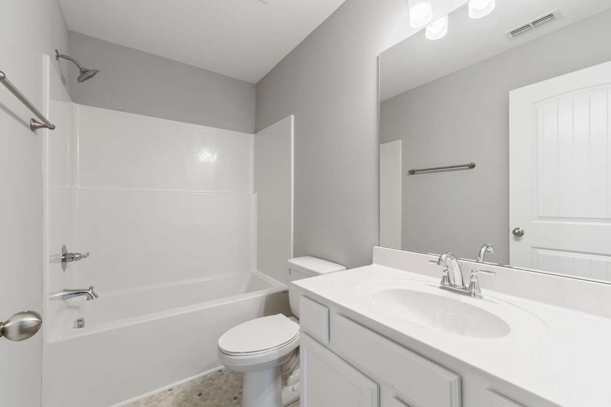 Representative photos of the same floor plan. Actual home will feature different colors and finishes.
