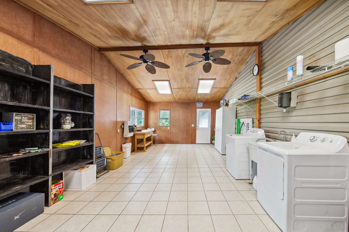 second home attached laundry room/mud room