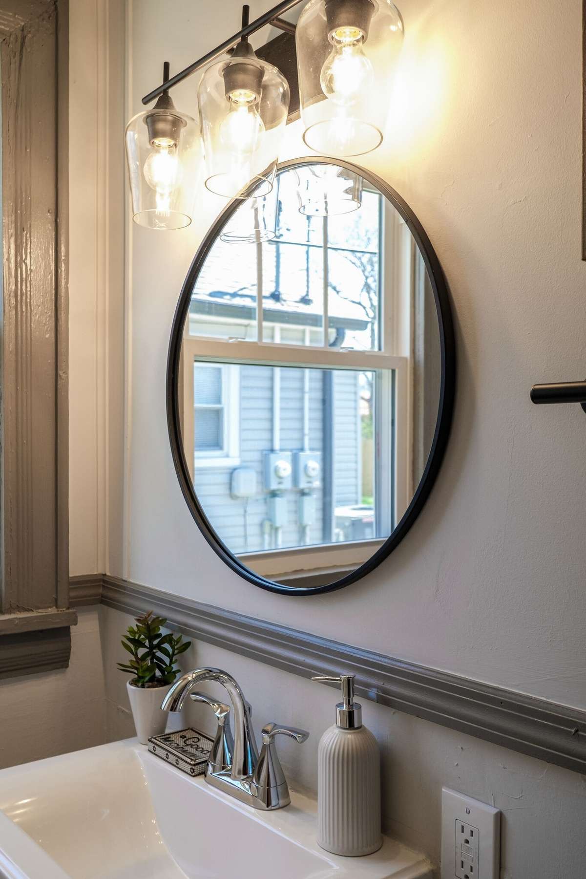Unit A: Gorgeous modern touches make you feel right at home!  Photo from 2021.