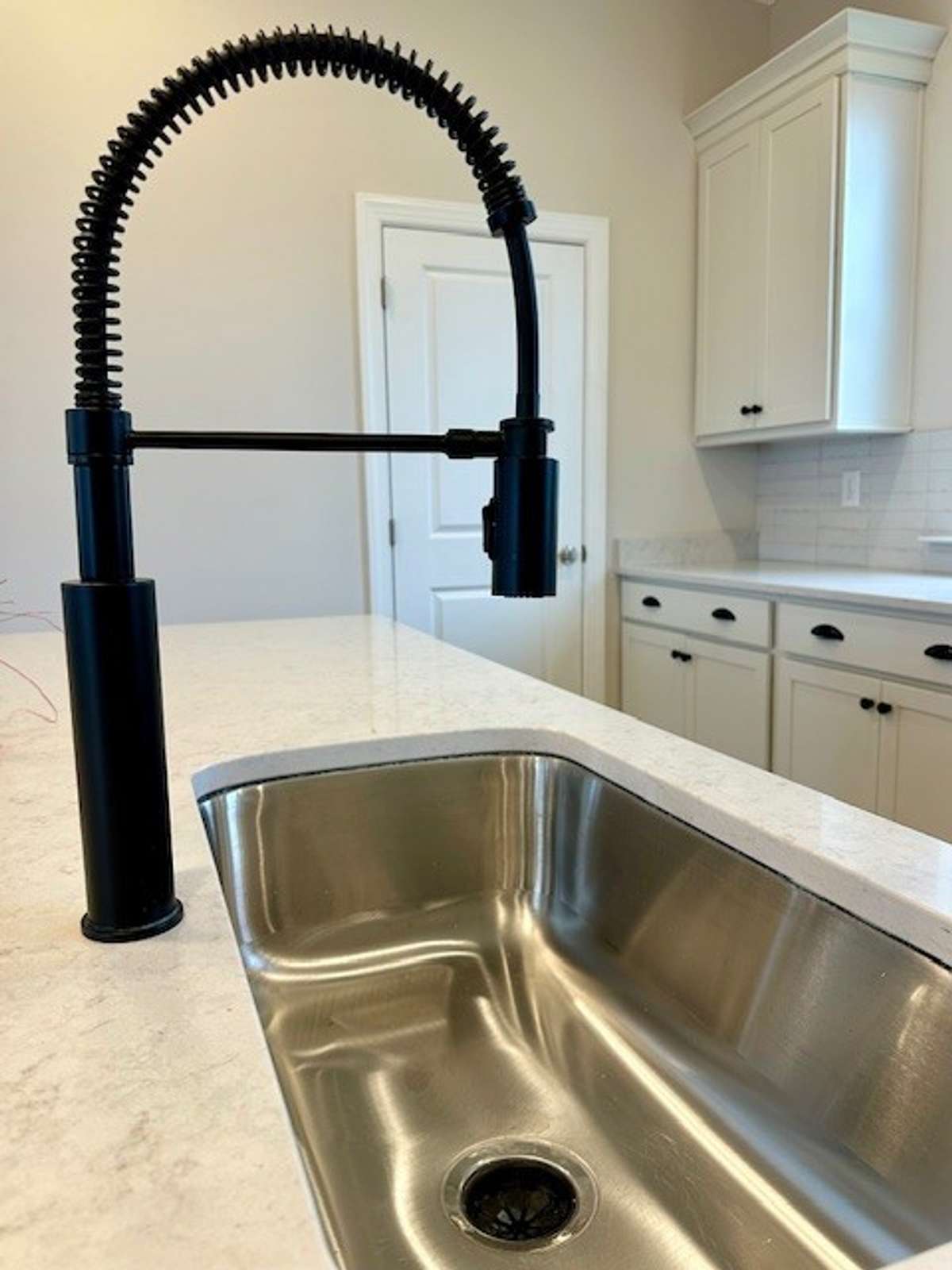 Stunning matte black Kitchen faucet is a showstopper!