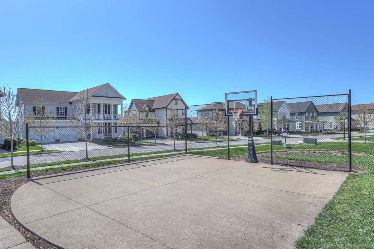 Community basketball court